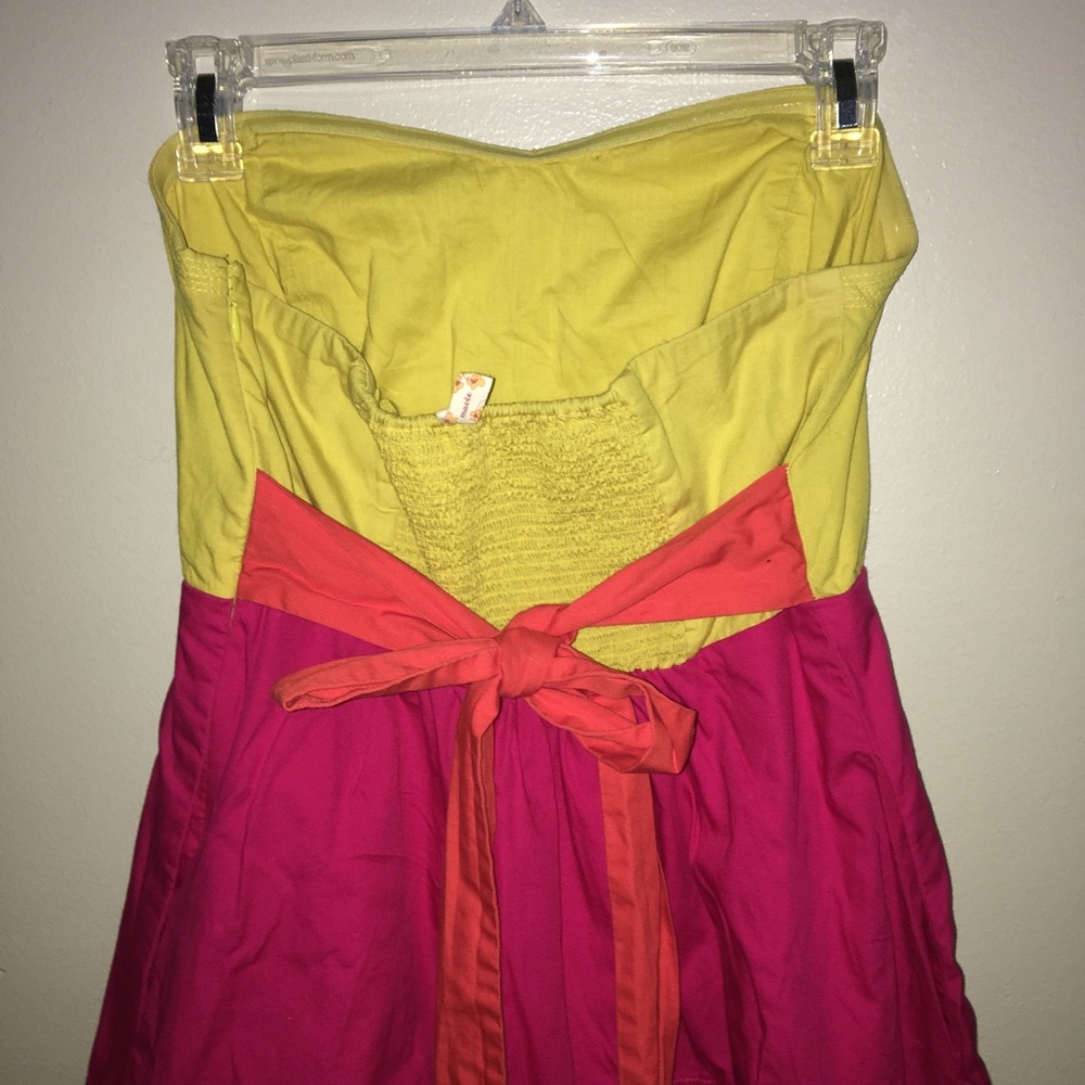 Anthropologie Maeve Parading Hues Strapless Dress - Picture 6 of 12